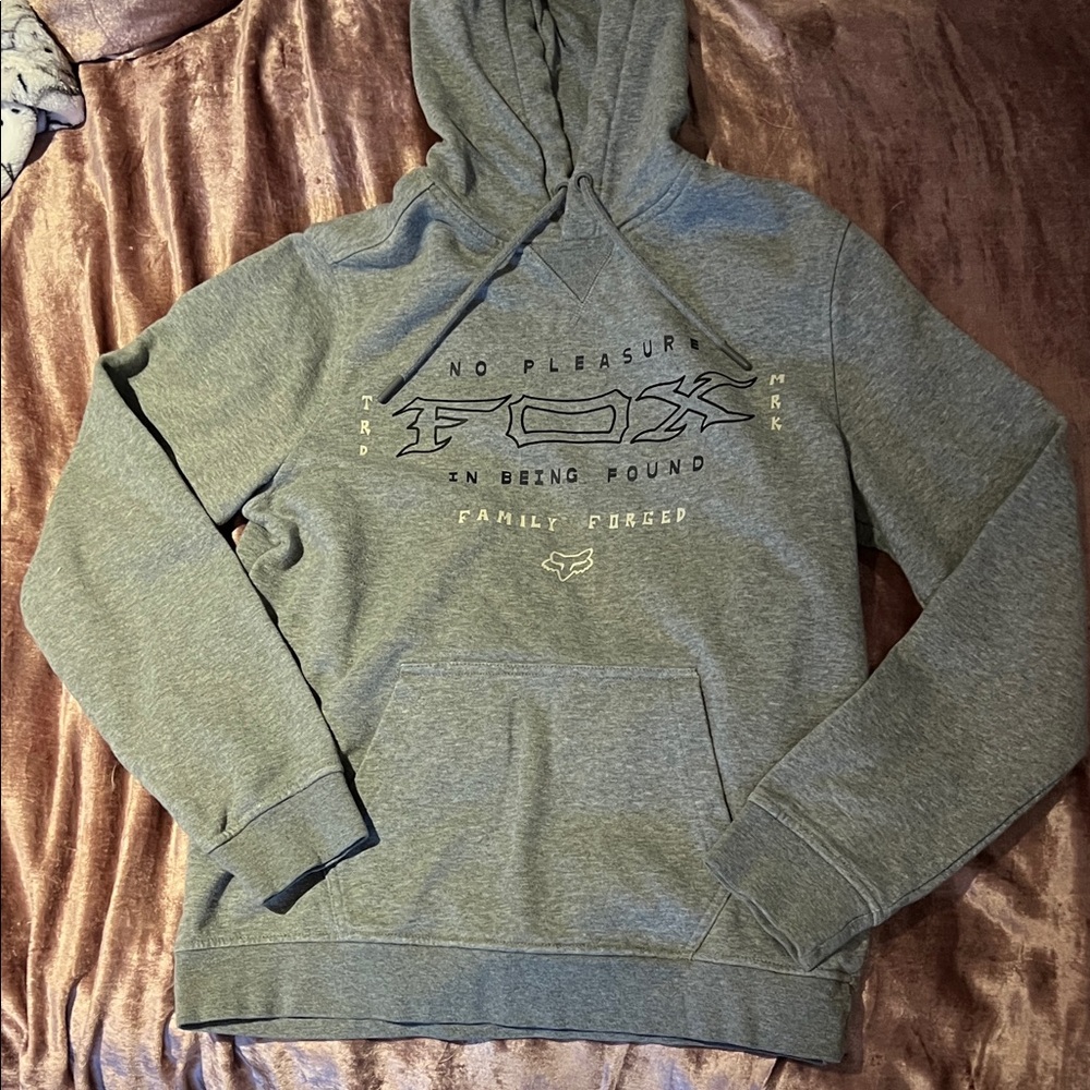 Fox Men's Heather Gray Hoodie
